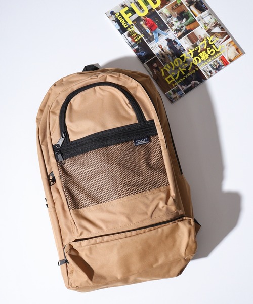 FUNALIVE（ファンアライブ）の「SHELTER デイパック 配色切替リュックサック（バックパック/リュック・メンズ・レッド/ピンク/グリーン/ブラウン/パープル/グレー/ブルー/ブルーグリーン/ブラック/グレー系/レッド系/ベージュ/ネイビー・FREE）」の6枚目の写真