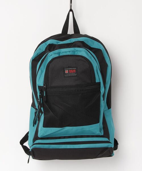 FUNALIVE（ファンアライブ）の「SHELTER デイパック 配色切替リュックサック（バックパック/リュック・メンズ・レッド/ピンク/グリーン/ブラウン/パープル/グレー/ブルー/ブルーグリーン/ブラック/グレー系/レッド系/ベージュ/ネイビー・FREE）」の9枚目の写真