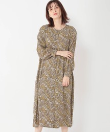 studio CLIP | ダブルフロント小花ジョーゼットワンピース(ワンピース)