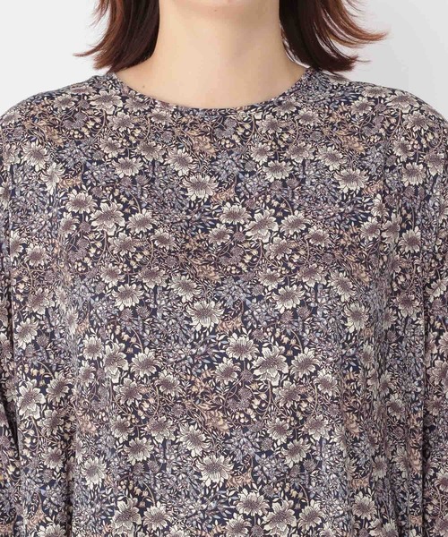 studio CLIP(スタディオクリップ)の「ダブルフロント小花ジョーゼットワンピース(ワンピース・レディース・イエロー/ブルー/グリーン・FREE)」の12枚目の写真