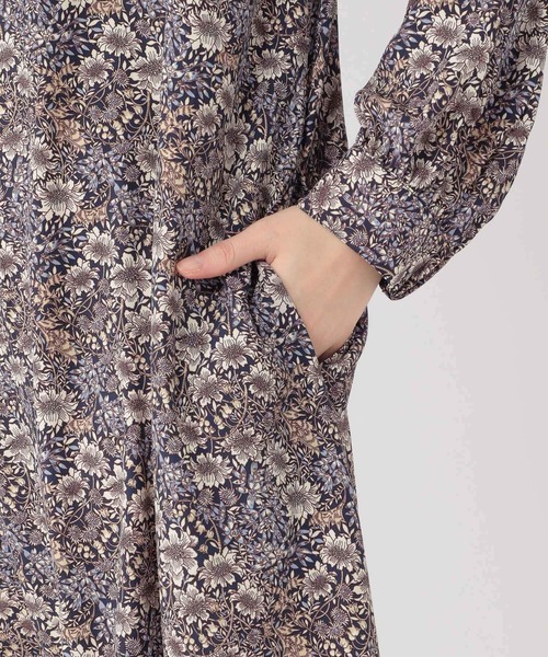 studio CLIP(スタディオクリップ)の「ダブルフロント小花ジョーゼットワンピース(ワンピース・レディース・イエロー/ブルー/グリーン・FREE)」の14枚目の写真