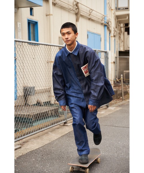 CORISCO（コリスコ）の「ツイルBIGシャツ(M1)（シャツ/ブラウス・メンズ・ブラック/ベージュ/ネイビー/ブラウン/カーキ/インディゴブルー/ブルー/アイボリー/ダークインディゴブルー/その他1/その他2/その他3/その他4/その他5/その他6/その他7/その他8/その他9・MEDIUM/LARGE）」の18枚目の写真