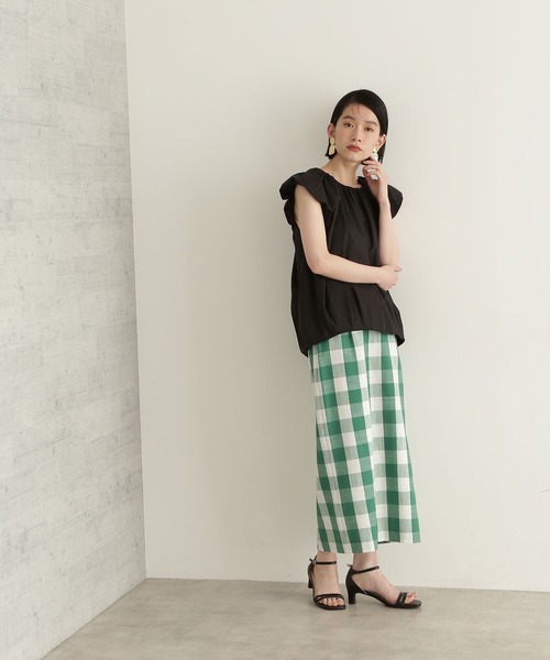 NATURAL BEAUTY BASIC（ナチュラルビューティーベーシック）の「バルーンブラウス（シャツ/ブラウス・レディース・ブラック/オフホワイト/ピンク・SMALL/MEDIUM）」の18枚目の写真