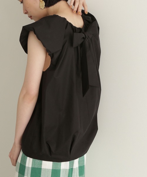 NATURAL BEAUTY BASIC（ナチュラルビューティーベーシック）の「バルーンブラウス（シャツ/ブラウス・レディース・ブラック/オフホワイト/ピンク・SMALL/MEDIUM）」の21枚目の写真