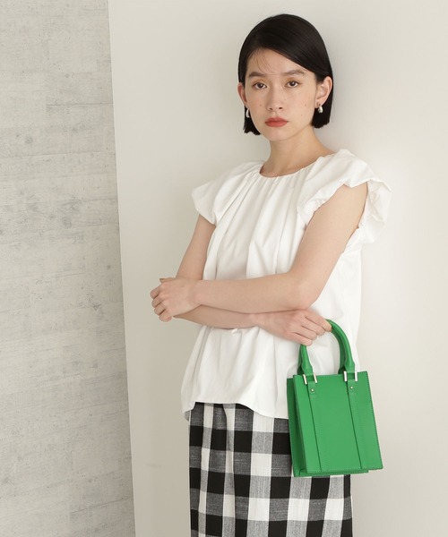 NATURAL BEAUTY BASIC（ナチュラルビューティーベーシック）の「バルーンブラウス（シャツ/ブラウス・レディース・ブラック/オフホワイト/ピンク・SMALL/MEDIUM）」の5枚目の写真