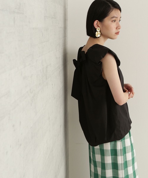 NATURAL BEAUTY BASIC（ナチュラルビューティーベーシック）の「バルーンブラウス（シャツ/ブラウス・レディース・ブラック/オフホワイト/ピンク・SMALL/MEDIUM）」の20枚目の写真