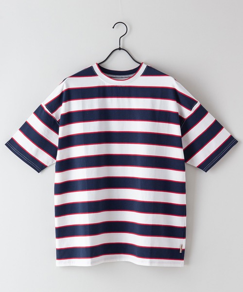 OUTDOOR PRODUCTS APPAREL(アウトドアプロダクツアパレル)の「マルチボーダー BIG/ビッグシルエット Tシャツ(Tシャツ/カットソー・レディース・ブラック/ベージュ/オフホワイト/イエロー/グリーン・MEDIUM)」の14枚目の写真