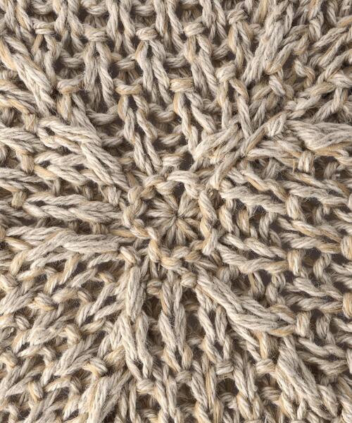 Nine Tailor（ナインテイラー）の「＜NINE TAILOR＞ LACKING HAT/ハット（ハット・メンズ・ネイビー/ベージュ/ブラック・FREE）」の4枚目の写真