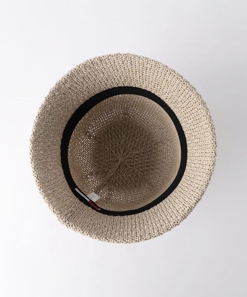 Nine Tailor（ナインテイラー）の「＜NINE TAILOR＞ LACKING HAT/ハット（ハット・メンズ・ネイビー/ベージュ/ブラック・FREE）」の5枚目の写真