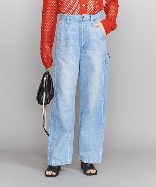 SERGE de bleu（サージ）の「＜SERGE de bleu＞ペインターデニムパンツ（デニムパンツ・レディース・コバルトブルー・23/24）」の5枚目の写真