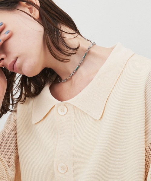 AIVER（アイバー）の「AIVER　ドライニットS/Sシャツ（シャツ/ブラウス・メンズ・ダークグレー/アイボリー/ブラック・MEDIUM/LARGE）」の20枚目の写真