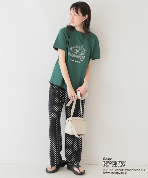 SLOBE IENA SELECT(スローブイエナセレクト)の「PEANUTSTEEwoodstock◆(Tシャツ/カットソー・レディース・グリーン・FREE)」の17枚目の写真