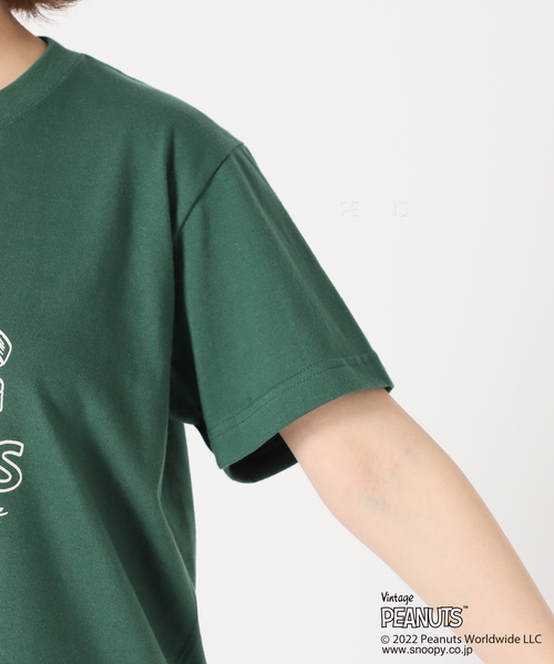 SLOBE IENA SELECT(スローブイエナセレクト)の「PEANUTSTEEwoodstock◆(Tシャツ/カットソー・レディース・グリーン・FREE)」の6枚目の写真