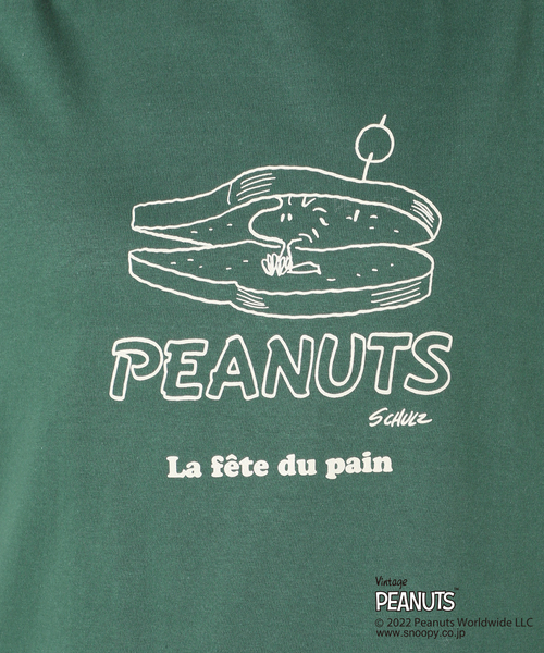 SLOBE IENA SELECT(スローブイエナセレクト)の「PEANUTSTEEwoodstock◆(Tシャツ/カットソー・レディース・グリーン・FREE)」の3枚目の写真