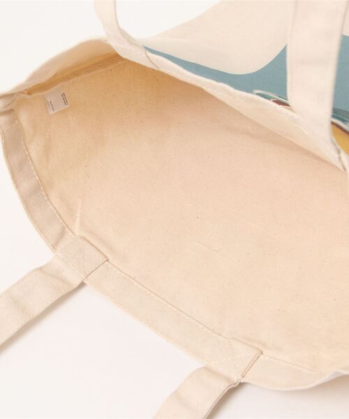 spoon store（スプーンストア）の「spoon×ヤマダナオ 気になるあの子の好きなもの さくらんぼの乗ったプリントート（トートバッグ・レディース・ナチュラル・M）」の3枚目の写真