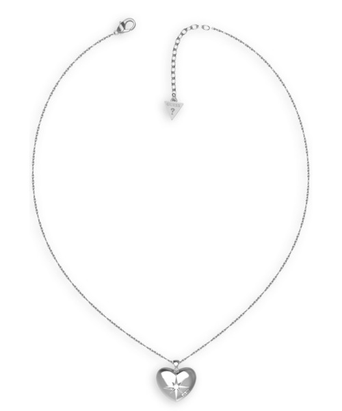 Guess（ゲス）の「TALISMANIA Heart Charm Necklace（ネックレス・レディース・シルバー/ゴールド・ONE SIZE）」の8枚目の写真