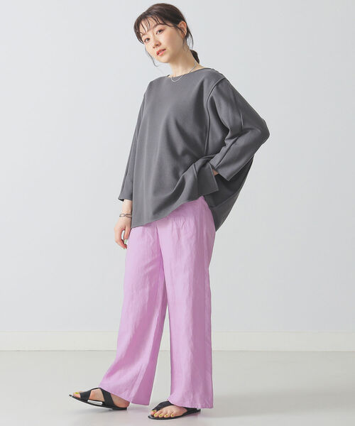 美品 AK+1 demi-luxe beams ドルマンモックネックプルオーバー