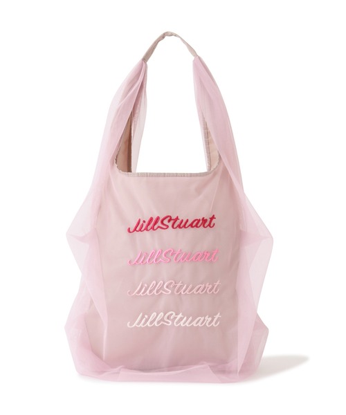 JILL STUART(ジルスチュアート)の「◆チュールホリデイバッグ(トートバッグ・レディース・ブラック/ピンク/ライトグリーン・フリ-)」の6枚目の写真
