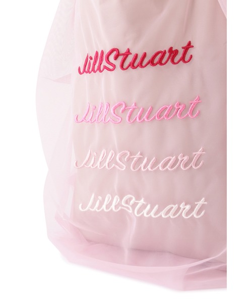 JILL STUART(ジルスチュアート)の「◆チュールホリデイバッグ(トートバッグ・レディース・ブラック/ピンク/ライトグリーン・フリ-)」の9枚目の写真