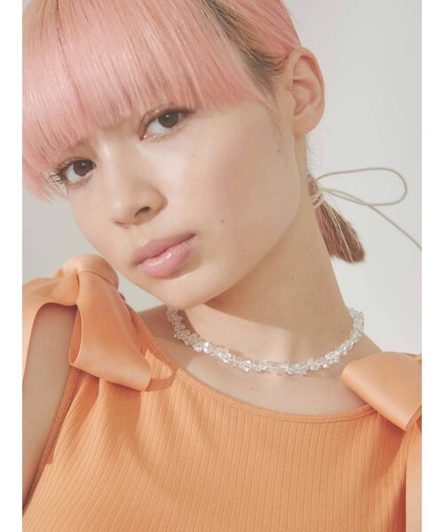 merry jenny（メリージェニー）の「クリアアクリルビーズチョーカー（チョーカー・レディース・ブラック/クリア・FREE）」の9枚目の写真