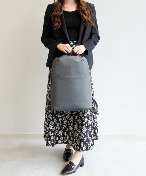 MACKINTOSH PHILOSOPHY（ﾏｯｷﾝﾄｯｼｭ ﾌｨﾛｿﾌｨｰ）の「MACKINTOSH PHILOSOPHY リュックサック ミア No.11202 B4サイズ収納可 15.6inchPC収納（バックパック/リュック・メンズ・グレー/ブラック/グレー系/ブラック系・FREE）」の16枚目の写真