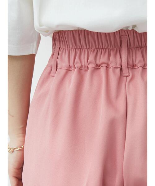 Green　Parks（グリーンパークス）の「・ELENCARE DUE タックハイウエストパンツ（その他パンツ・レディース・ブラック/ピンク/グリーン・FREE）」の7枚目の写真