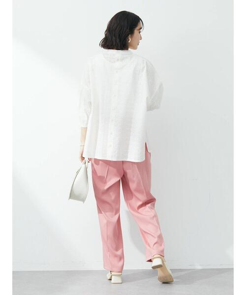 Green　Parks（グリーンパークス）の「・ELENCARE DUE タックハイウエストパンツ（その他パンツ・レディース・ブラック/ピンク/グリーン・FREE）」の14枚目の写真