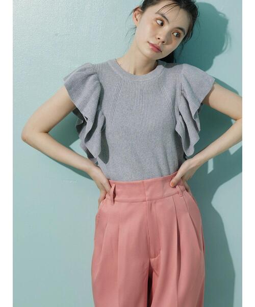 Green　Parks（グリーンパークス）の「・ELENCARE DUE タックハイウエストパンツ（その他パンツ・レディース・ブラック/ピンク/グリーン・FREE）」の21枚目の写真