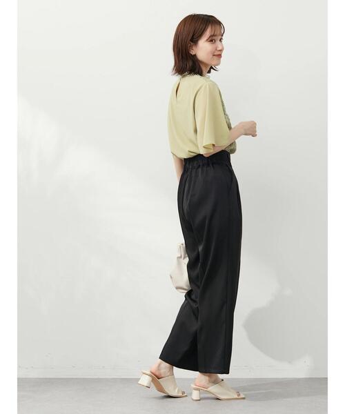 Green　Parks（グリーンパークス）の「・ELENCARE DUE タックハイウエストパンツ（その他パンツ・レディース・ブラック/ピンク/グリーン・FREE）」の19枚目の写真