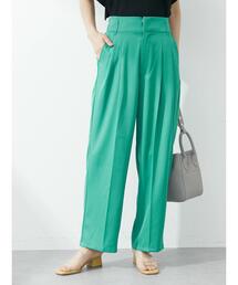 Green　Parks | ・ELENCARE DUE タックハイウエストパンツ(その他パンツ)