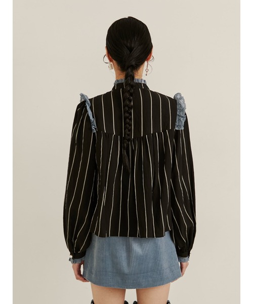 PAMEO POSE（パメオポーズ）の「Noble Pearl Blouse（シャツ/ブラウス