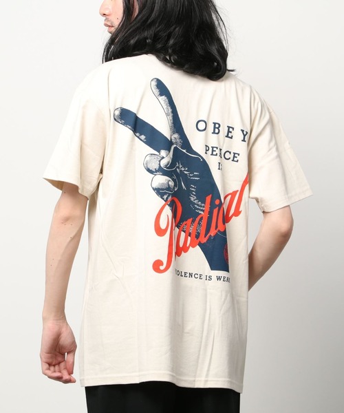 OBEY（オベイ）の「OBEY/オベイ オーバーサイズ バックプリントT