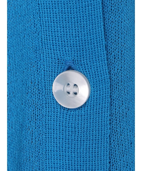 Green Parks(グリーンパークス)の「接触冷感 Vネックカーデ(カーディガン/ボレロ・レディース・アイボリー/オレンジ/ブルー/ダークネイビー・FREE)」の11枚目の写真