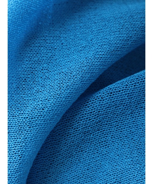 Green Parks(グリーンパークス)の「接触冷感 Vネックカーデ(カーディガン/ボレロ・レディース・アイボリー/オレンジ/ブルー/ダークネイビー・FREE)」の7枚目の写真