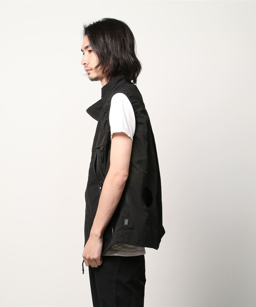 MANASTASH（マナスタッシュ）の「MANASTASH/マナスタッシュ　EXTRA MILE WINDY POINT VEST エクストラマイルウィンディ―ポイントベスト（ベスト・メンズ・オリーブ/ブラック・MEDIUM/LARGE/X-LARGE）」の17枚目の写真