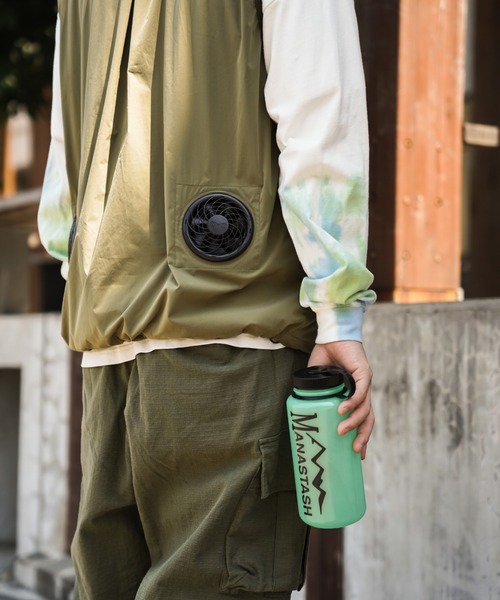 MANASTASH（マナスタッシュ）の「MANASTASH/マナスタッシュ　EXTRA MILE WINDY POINT VEST エクストラマイルウィンディ―ポイントベスト（ベスト・メンズ・オリーブ/ブラック・MEDIUM/LARGE/X-LARGE）」の11枚目の写真