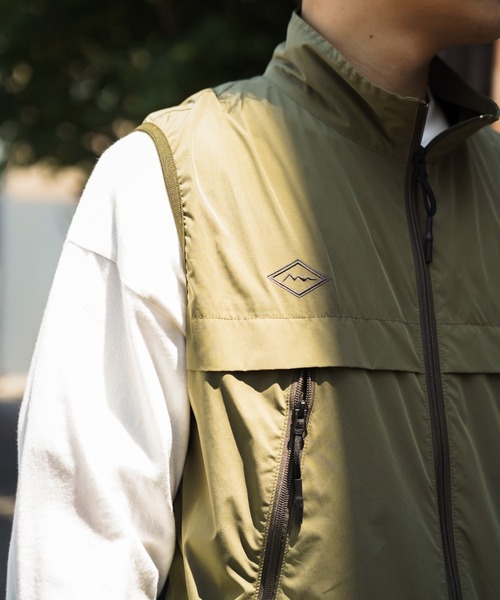 MANASTASH（マナスタッシュ）の「MANASTASH/マナスタッシュ　EXTRA MILE WINDY POINT VEST エクストラマイルウィンディ―ポイントベスト（ベスト・メンズ・オリーブ/ブラック・MEDIUM/LARGE/X-LARGE）」の12枚目の写真