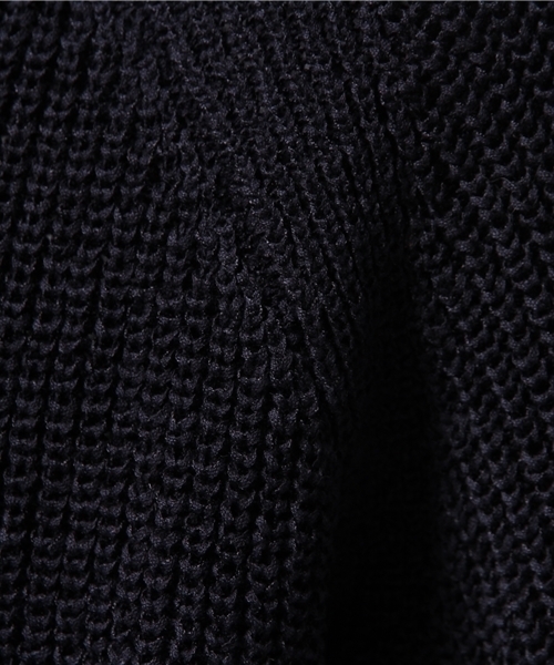 CIAOPANIC（チャオパニック）の「【Ciaopanic】T/C畦ポケ付P/O（ニット/セーター・メンズ・ネイビー/アイボリー・MEDIUM/LARGE）」の10枚目の写真