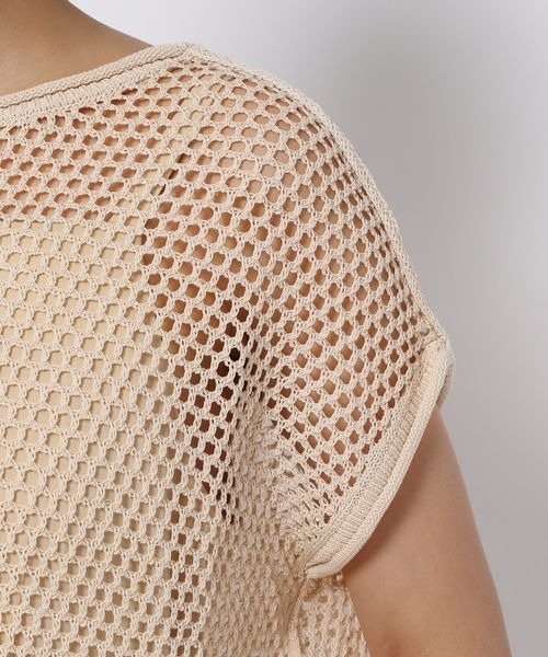 mysty woman(ミスティウーマン)の「メッシュトップス2Pキャミワンピース 297283(ワンピース・レディース・ブラック/ブラウン/ライトベージュ/ピンク系その他・FREE)」の14枚目の写真