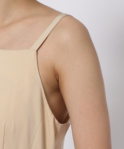 mysty woman(ミスティウーマン)の「メッシュトップス2Pキャミワンピース 297283(ワンピース・レディース・ブラック/ブラウン/ライトベージュ/ピンク系その他・FREE)」の19枚目の写真