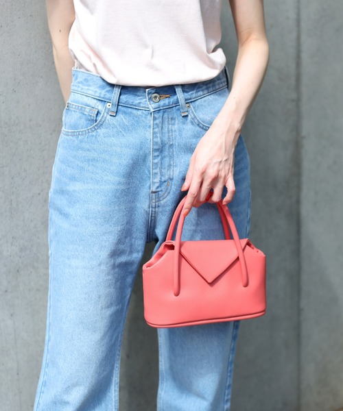 SLOBE IENA（スローブイエナ）の「【ADD CULUMN/アドカラム】 INA-Sボストンバッグ（ボストンバッグ・レディース・ブラック/ピンク・FREE）」の6枚目の写真