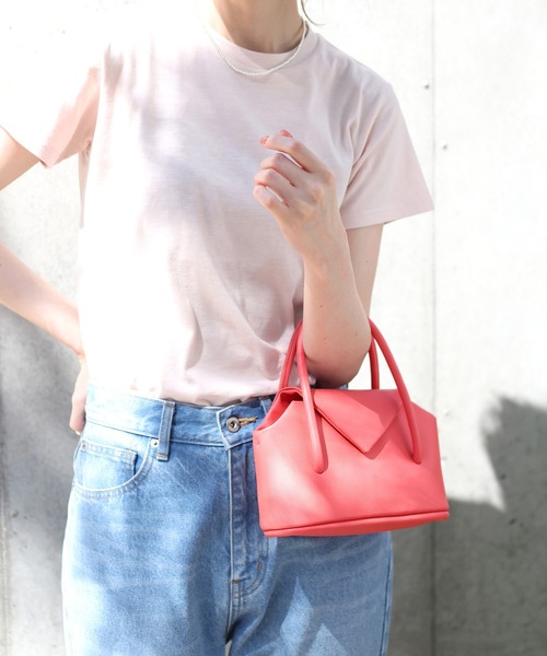 SLOBE IENA（スローブイエナ）の「【ADD CULUMN/アドカラム】 INA-Sボストンバッグ（ボストンバッグ・レディース・ブラック/ピンク・FREE）」の15枚目の写真