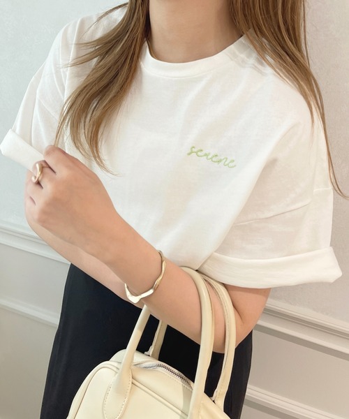 apres jour(アプレジュール)の「アソートオーバーT【ZOZOTOWN限定アイテム】(Tシャツ/カットソー・レディース・ホワイト系その他/ミント/オフホワイト/オレンジ・フリー/X-LARGE)」の12枚目の写真