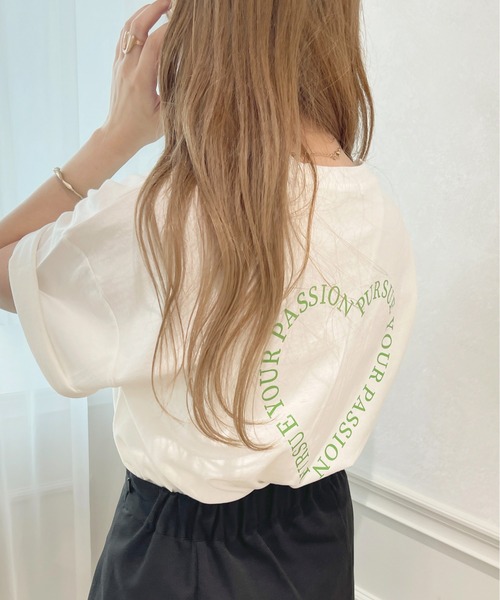 apres jour(アプレジュール)の「アソートオーバーT【ZOZOTOWN限定アイテム】(Tシャツ/カットソー・レディース・ホワイト系その他/ミント/オフホワイト/オレンジ・フリー/X-LARGE)」の14枚目の写真