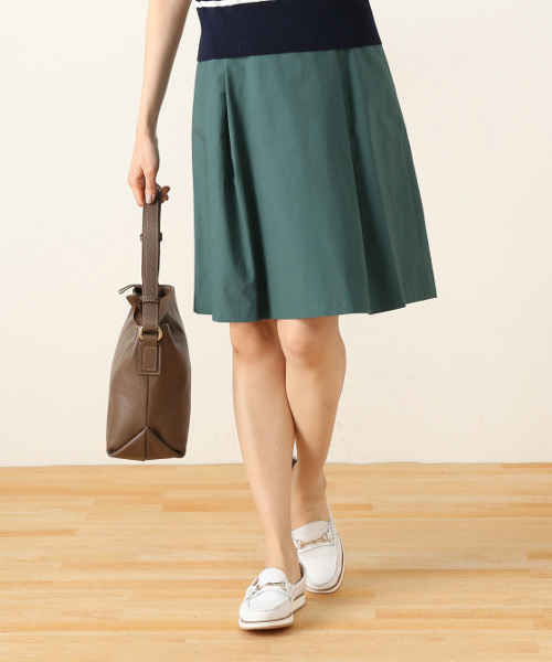 Spick & Span(スピックアンドスパン)の「サイドプリーツ ダイケイ スカート。(スカート・レディース・ホワイト/グレー/グリーン/イエロー・40/38/36)」の18枚目の写真
