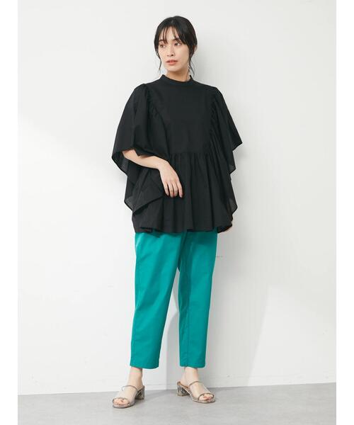ELENCARE DUE(エレンカーレデュエ)の「・ELENCARE DUE ポンチョ風チュニック(Tシャツ/カットソー・レディース・ブラック/ベージュ/オフホワイト/イエロー・FREE)」の17枚目の写真