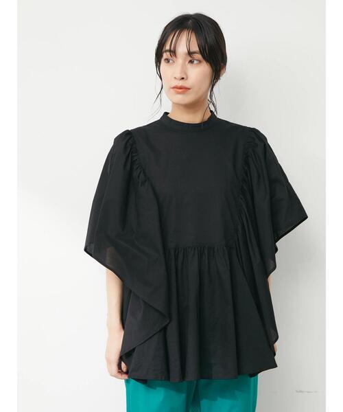 ELENCARE DUE(エレンカーレデュエ)の「・ELENCARE DUE ポンチョ風チュニック(Tシャツ/カットソー・レディース・ブラック/ベージュ/オフホワイト/イエロー・FREE)」の20枚目の写真