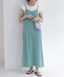 fredy emue | ボーダーリブタイトキャミワンピース(ワンピース)