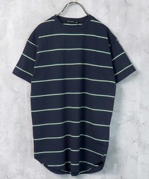 THE CASUAL（カジュアル）の「ビッグシルエット ボーダーワンピース キッズ（ワンピース）」