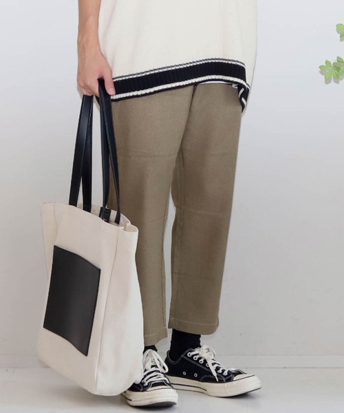 Ritzy（リッツィー）の「ポリトロワイドパンツ（その他パンツ・メンズ・グレー/モカ/ベージュ/カーキ・MEDIUM/X-LARGE/LARGE）」の3枚目の写真